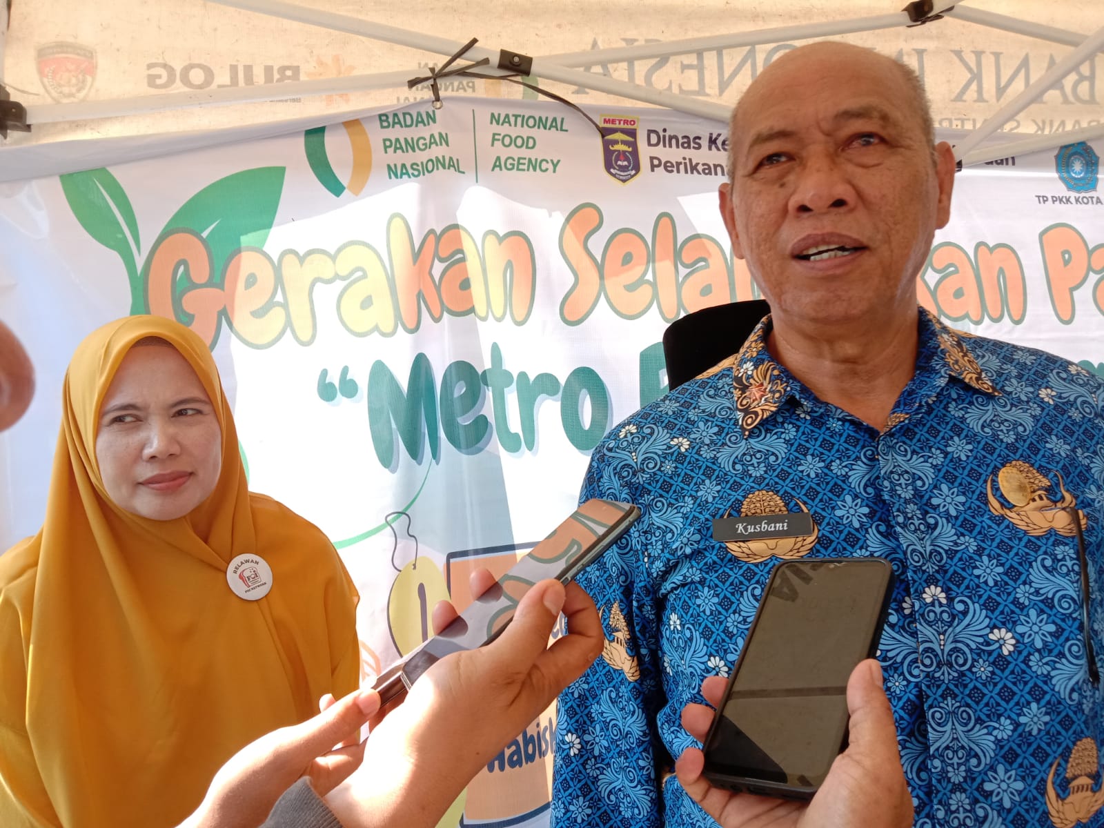 Pasar Tani Metro Bahagia ,Ajakan Untuk Tidak Boros Pangan